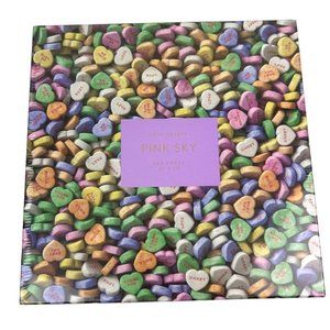 Pink Sky 500 pc Jigsaw Puzzle "Love Hearts" Conversation Hearts Valentines 20x20